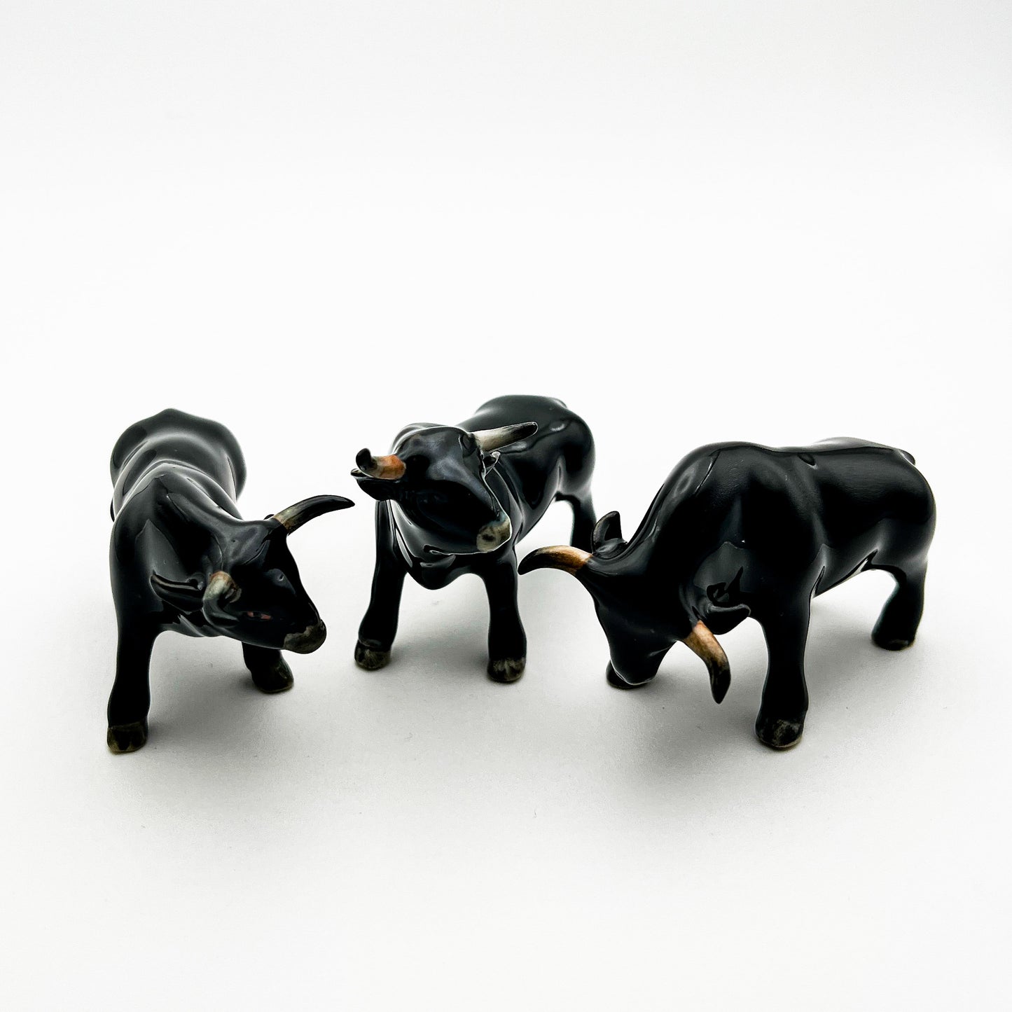 Spanish Fighting Bull Figurines
