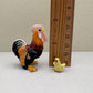 Rooster & Hen with Baby Chicks