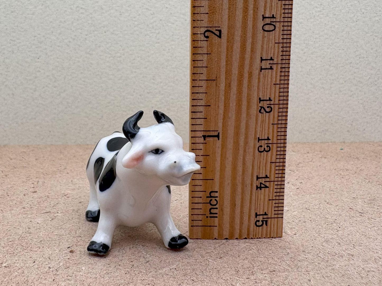 Hand-Painted Ceramic Cow Figurines (Set of 2) - Farmhouse Decor