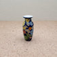 Hand-Painted Miniature Ceramic Floral Vase: Dollhouse Decor, Gift