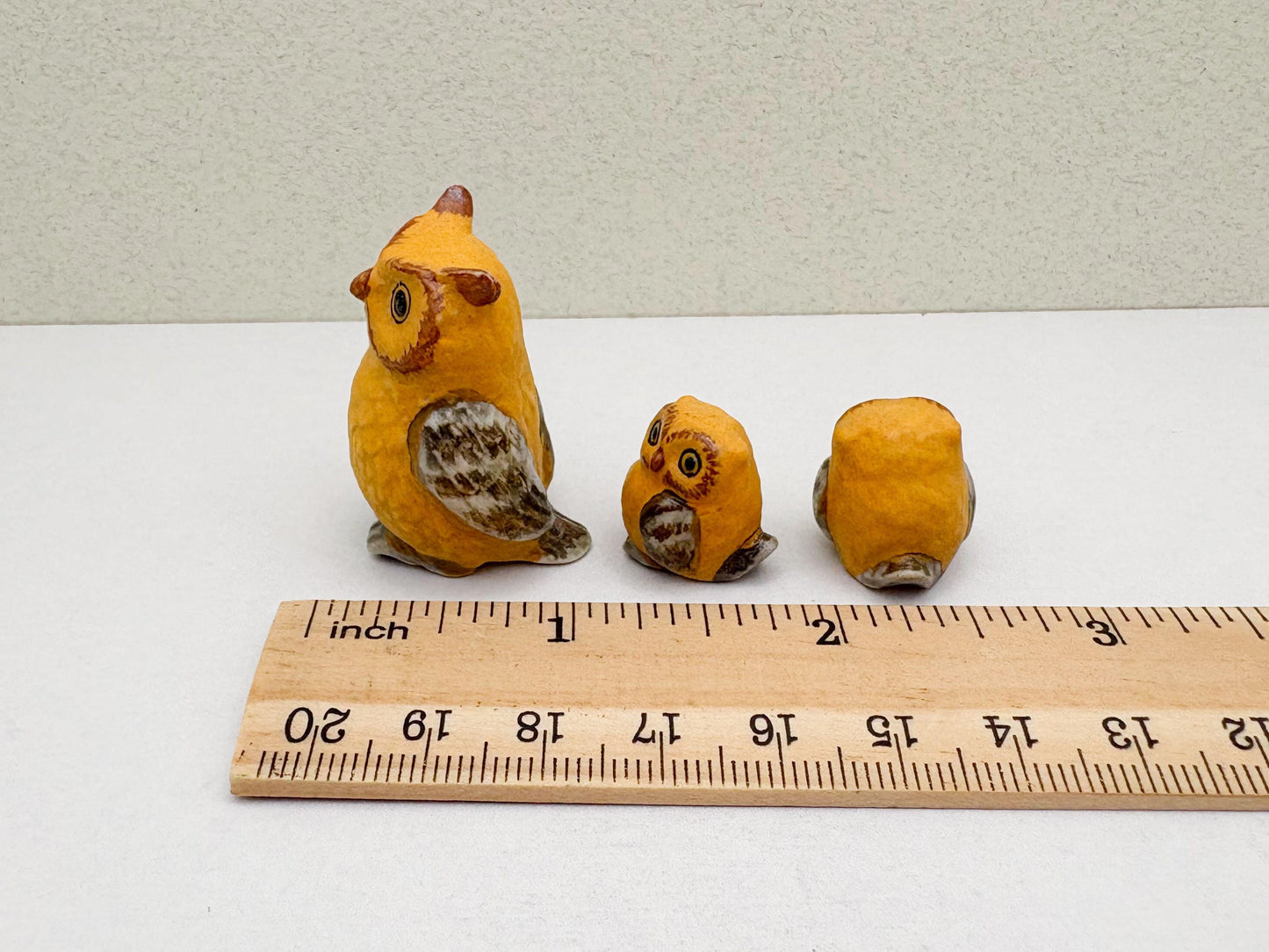 Owl family, set of 3