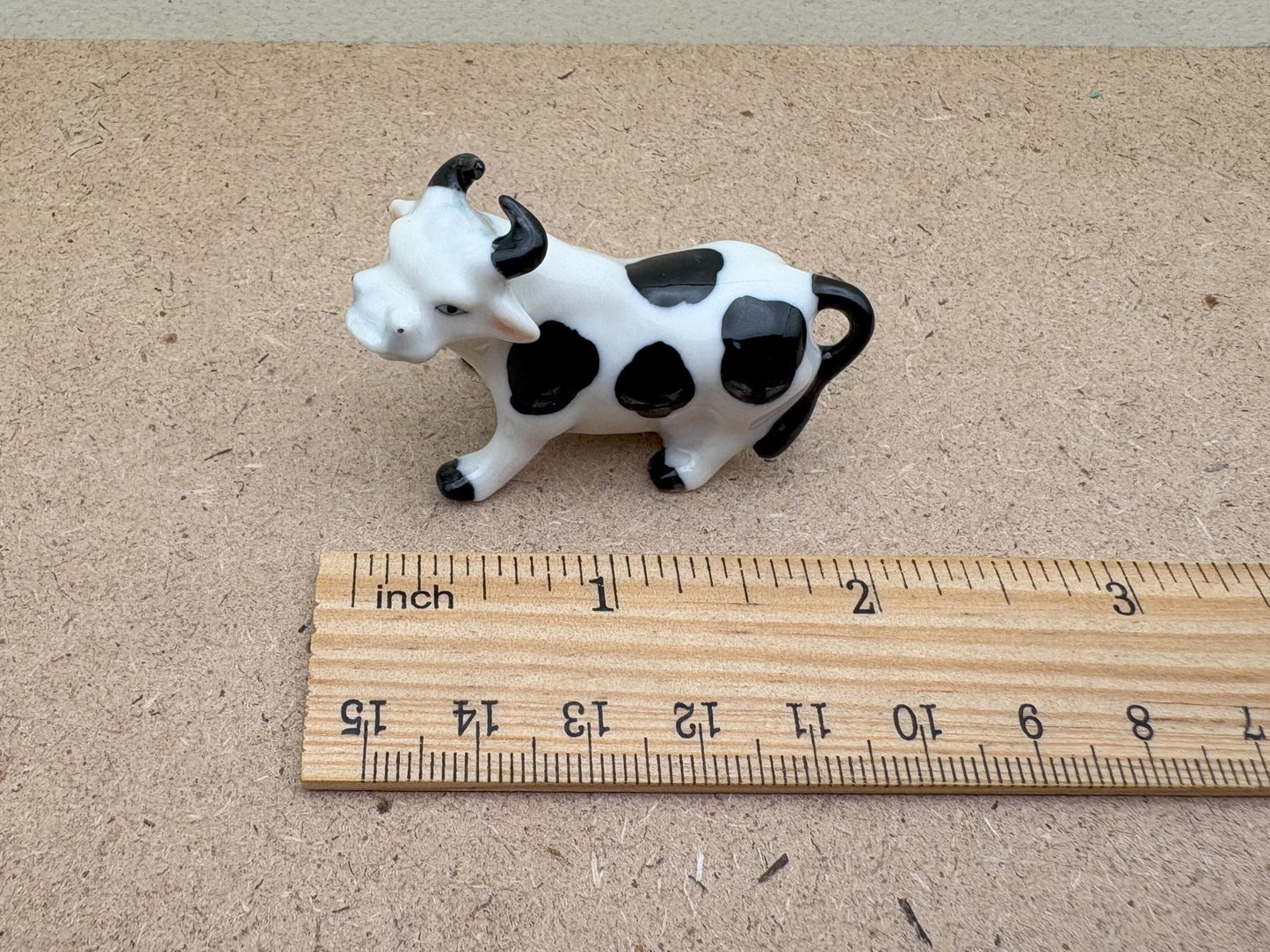 Hand-Painted Ceramic Cow Figurines (Set of 2) - Farmhouse Decor