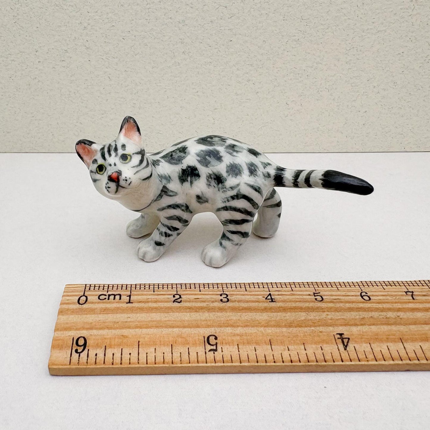 Silver Bengal Cat, set of 2
