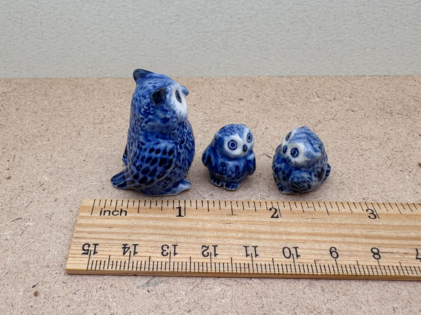 Indigo Blue Owl Set