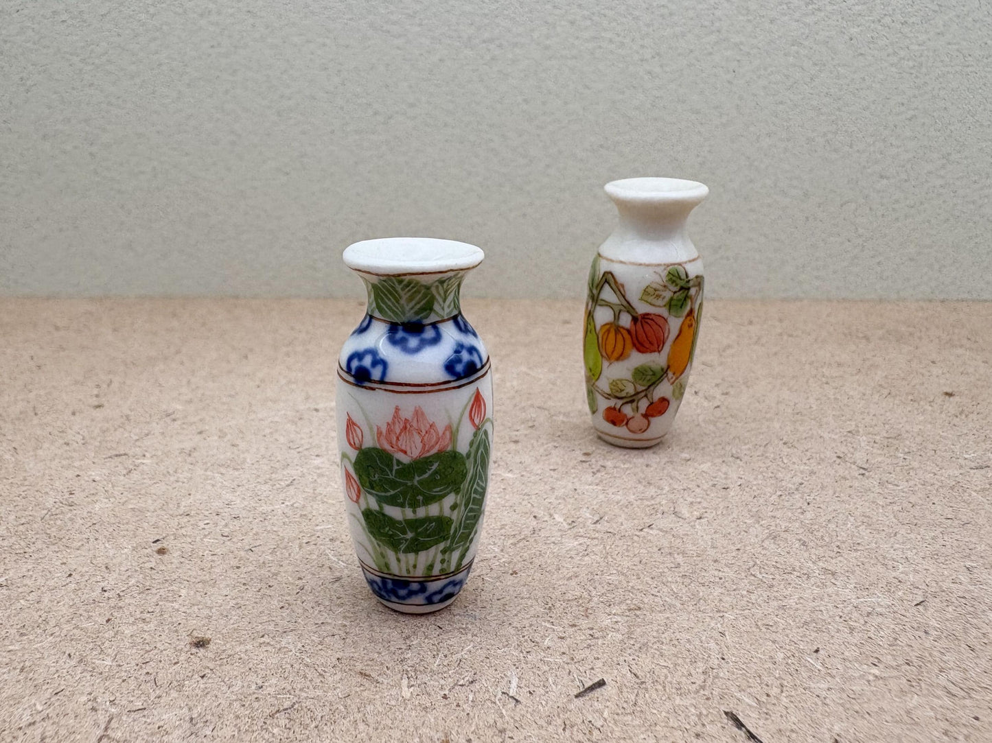 Hand Painted Vase: Fruit or Lotus