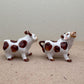 Hand-Painted Ceramic Cow Figurines (Set of 2) - Farmhouse Decor