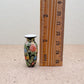 Hand-Painted Miniature Ceramic Floral Vase: Dollhouse Decor, Gift