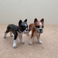 Hand-Painted Boston Terrier Ceramic Figurine: Pet-Themed Decor