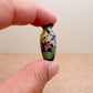 Hand-Painted Miniature Ceramic Floral Vase: Dollhouse Decor, Gift