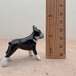 Hand-Painted Boston Terrier Ceramic Figurine: Pet-Themed Decor