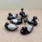 Elegant Black & White Duck Set