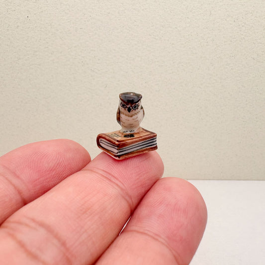 Mini Owl on Book