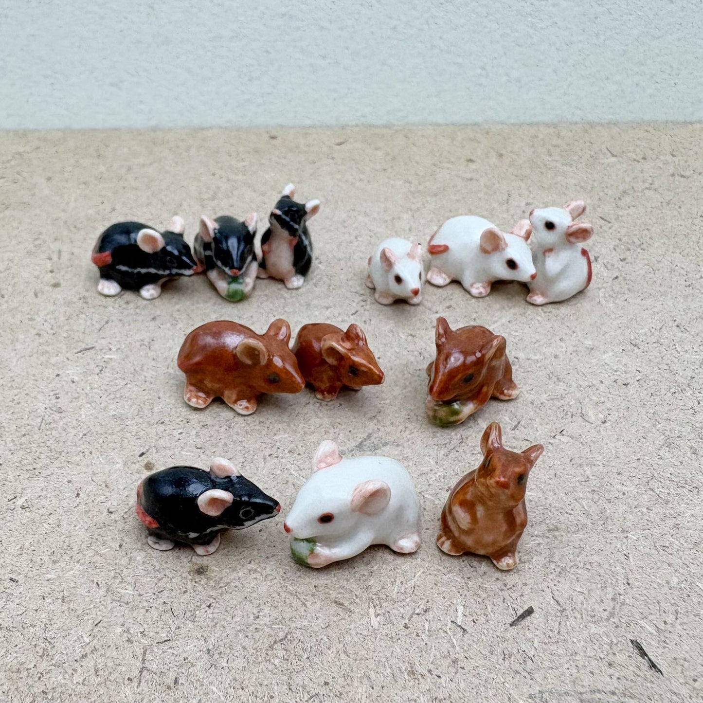 Set of 4 Tiny Mice