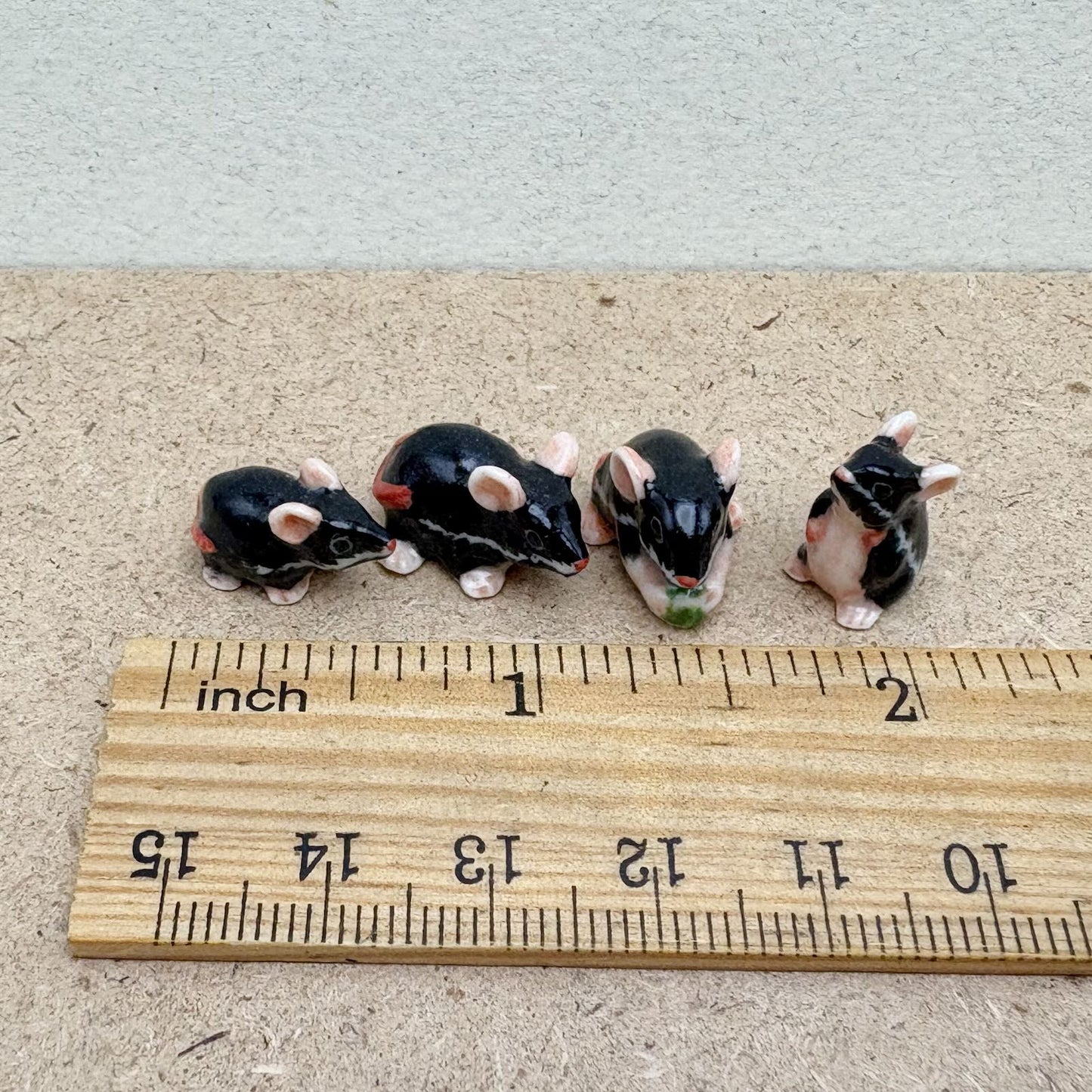 Set of 4 Tiny Mice