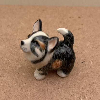 Corgi Puppy Ceramic Figurines