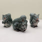 Gray Squirrels, set of 3