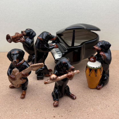 Dachshund Musician Band