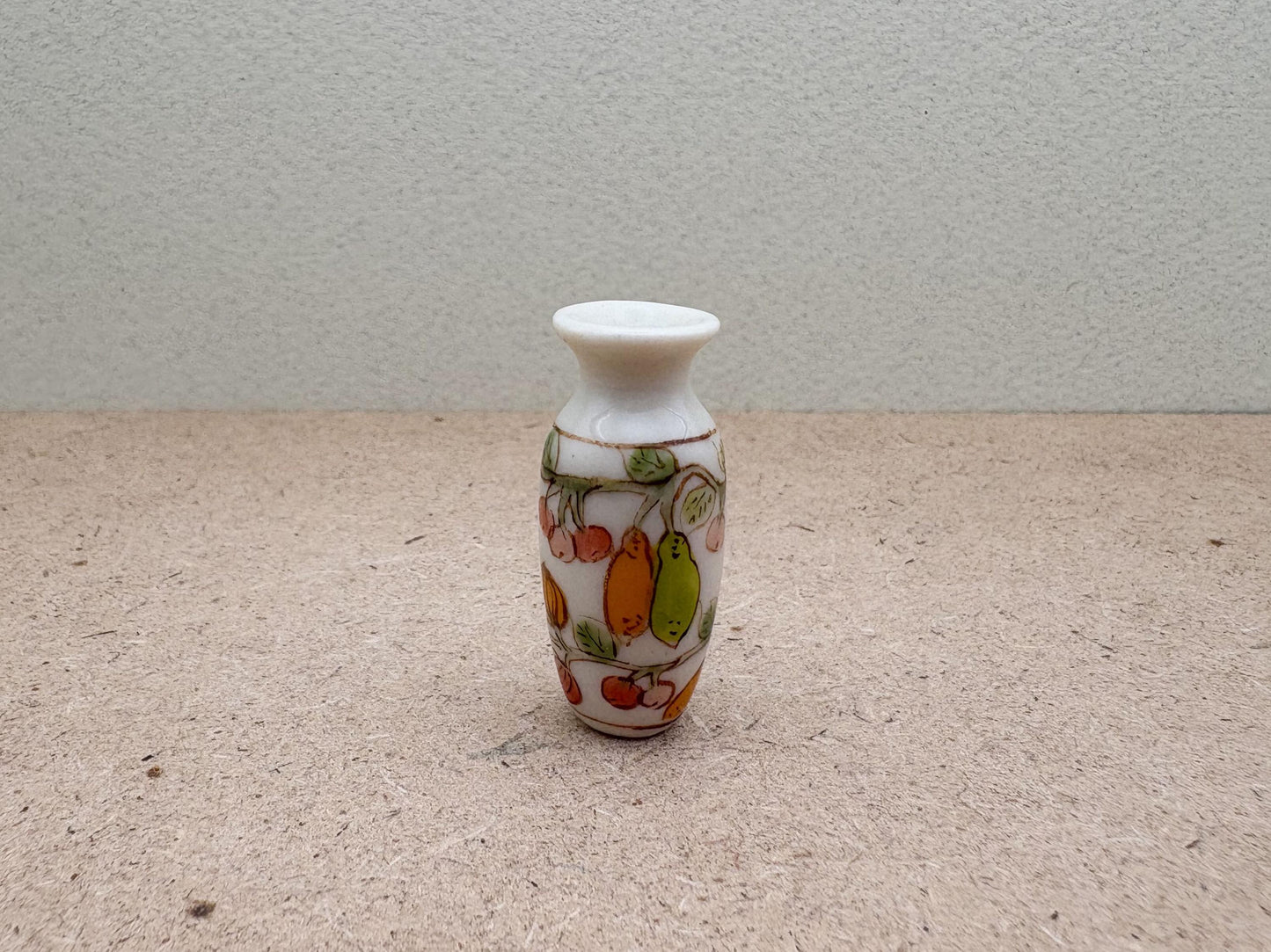 Hand Painted Vase: Fruit or Lotus