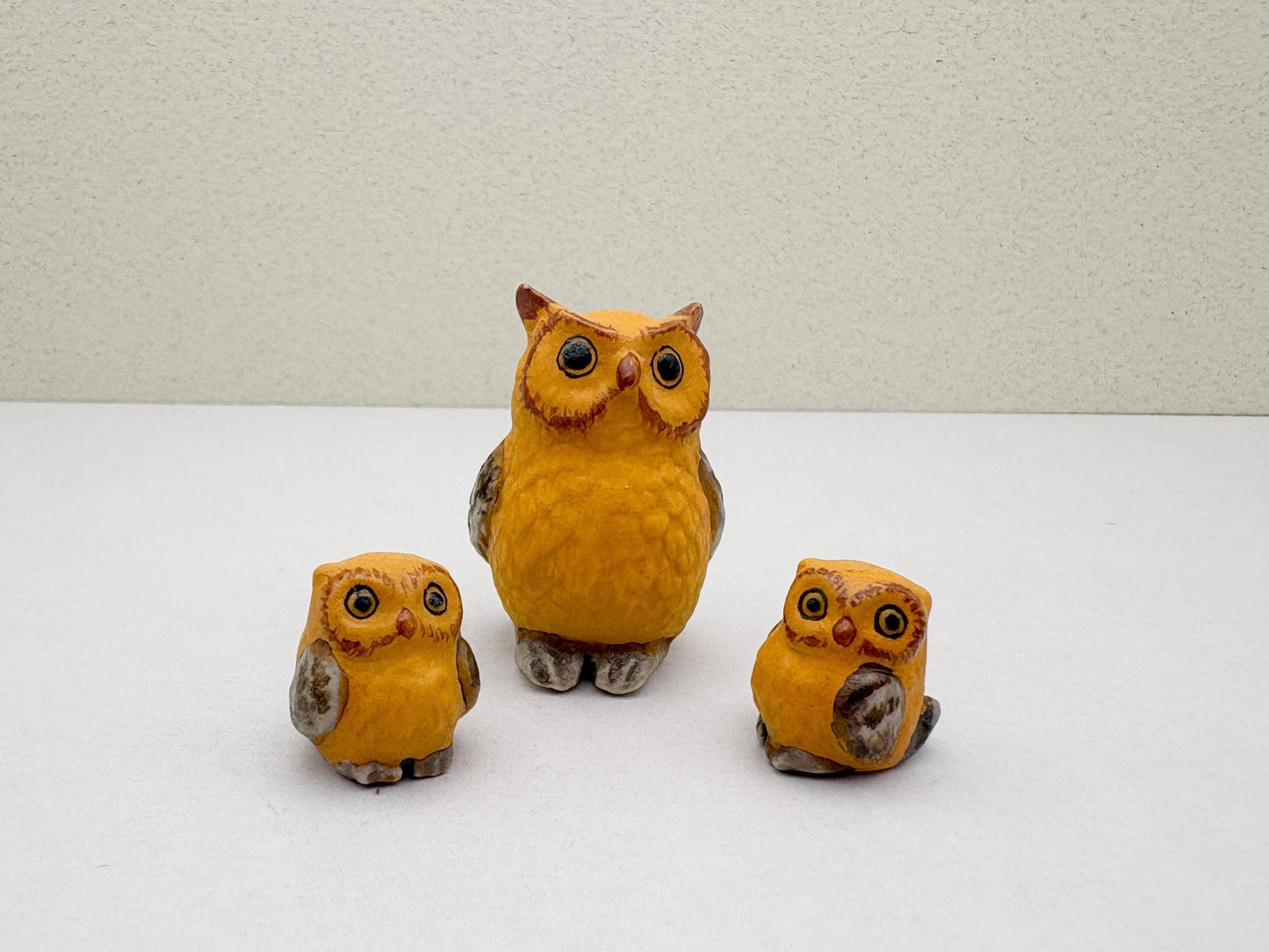 Owl family, set of 3