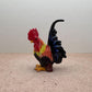 Ceramic Roosters Figurines: Colorful Farmhouse Decor Set