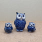 Indigo Blue Owl Set