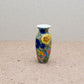 Hand-Painted Miniature Ceramic Floral Vase: Dollhouse Decor, Gift