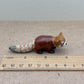 Hand-Painted Ceramic Red Panda Figurine Set: Wildlife Decor