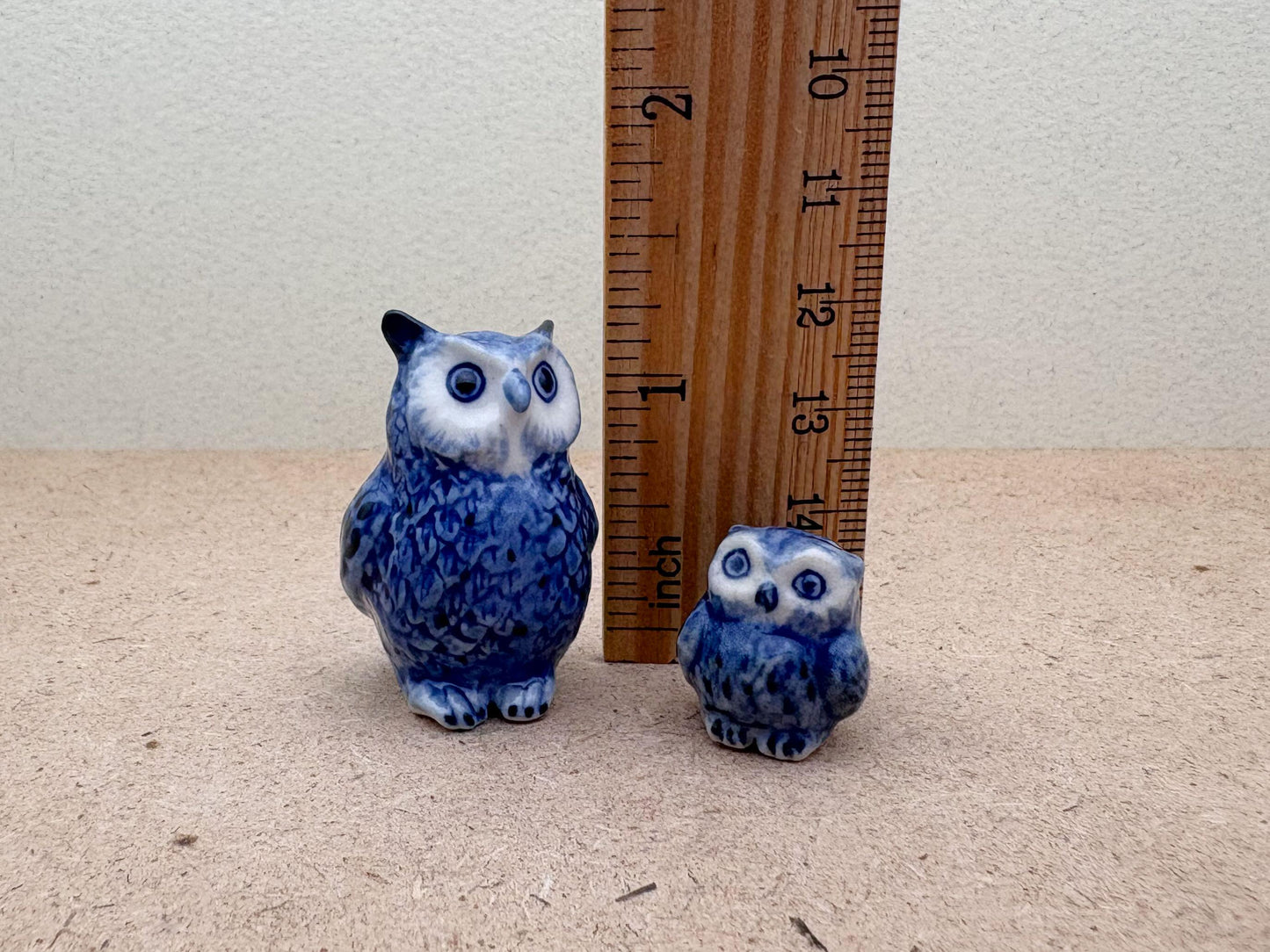 Indigo Blue Owl Set