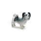 White Papillon Ceramic Dog