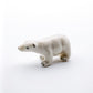 3 Tiny Mini White Polar Bear Figurines