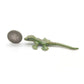 Set of 2 Lizard Gecko Gekko Ceramic Figurine Statue
