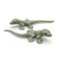Set of 2 Lizard Gecko Gekko Ceramic Figurine Statue