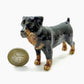 Rottweiler Dog Ceramic Figurines
