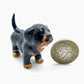 Rottweiler Dog Ceramic Figurines