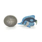 Set of 6 Baby Butterfly Fish Ceramic Figurine Statue