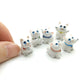 6 Tiny Lucky Cat Kitten Figurines