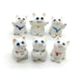 6 Tiny Lucky Cat Kitten Figurines