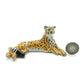 Cheetah Tiger Family Ceramic Figurine Wild Statue