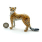 Cheetah Tiger Family Ceramic Figurine Wild Statue