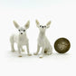 4 Chihuahua Dogs Ceramic Figurines