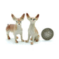4 Chihuahua Dogs Ceramic Figurines