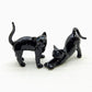 2 Stretching Cajoling Cats
