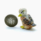 3 Duck Bird Ceramic Figurines Siblings Statue