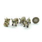 5 Pig Family Ceramic Figurines Statue