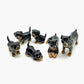 Rottweiler Dog Ceramic Figurines