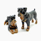 Rottweiler Dog Ceramic Figurines