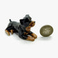 Rottweiler Dog Ceramic Figurines