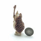 Hedgehog Porcupine Ceramic Figurine Holding Stick with Ladybug