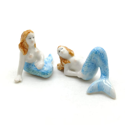 2 Mermaid Figurines