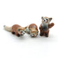 3 Red panda Bear Ailurus Fulgen